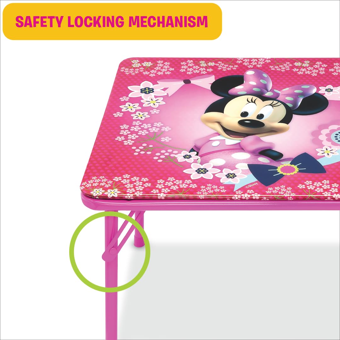 Jakks Pacific Minnie Mouse Table Blossoms & Bows Jr. Activity Set with 1 Chair