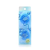 REACH POP Dental Floss | Vegan Wax & PFAS-Free | Durable & Shred Resistant | Slides Smoothly & Easily | Effective Plaque Removal | Blue Color Floss | Mint, 54.7 YD, 2pk