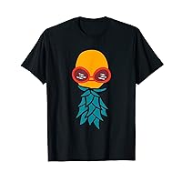 Adults Funny Upside Down Cool Pineapple Wearing Sunglasses T-Shirt