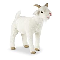 Plush Goat - Soft, Multi-Colored Stuffed Animal Toy for Ages 7+