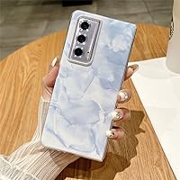Compatible with Huawei Honor Magic VS2 Case,Marble Pattern Hard PC Slim Shockproof Full Body Drop Protective Case,Slim Thin Hard Phone Case Cover Compatible with Honor Magic VS2 Shockproof protective
