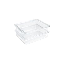 Compact Deli Bins Stackable Food Storage Organizer for Fridge, Freezer, and Pantry, 8.7