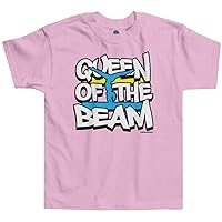 Threadrock Little Girls' Queen of The Beam Toddler T-Shirt