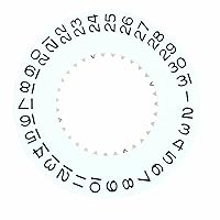 DATE DISC COMPATIBLE WITH ROLEX 2235 MOVEMENT FITS MIDSIZE 31MM MODEL WHITE