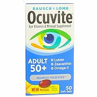 Ocuvite Adult 50+ Eye Vitamin & Mineral Softgels 50 ea (Pack of 4)