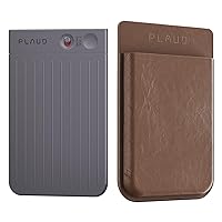 PLAUD Note AI Voice Recorder, Voice Recorder with App Control, Transcribe & Summarize Empowered by ChatGPT, Support 57 Languages, 64GB Memory, Voice Recorder Carrying Case, Brown