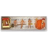 NUDIST SUNBATHERS - PREISER HO SCALE MODEL TRAIN FIGURES 10107 by Preiser