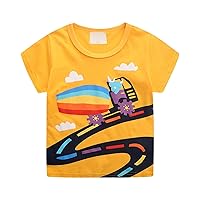 Boys Long Sleeved Shirts Sleeved T Shirt Children's Male Baby Middle and Small Children's Short Sleeved Top Fit Shirt