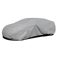 Budge Duro 3 Layer Car Cover, Water Resistant, Scratchproof, Dustproof Cover, Fits Cars up to 16'8