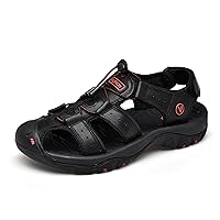 Hiking Sandals For Men,Arch Support Walking Trail Man Fisherman Sandles,Breathable Mesh Water Beach And Orthopedic Sports Men's Shoes