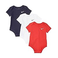 Nike Infant Baby Short Sleeve Bodysuits 3 Pack