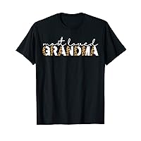 Most Loved Grandma, Grandmother, Leopard Nana Mother's Day T-Shirt