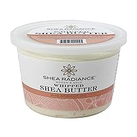 SHEA RADIANCE Whipped Shea Butter in Tub, 5 OZ