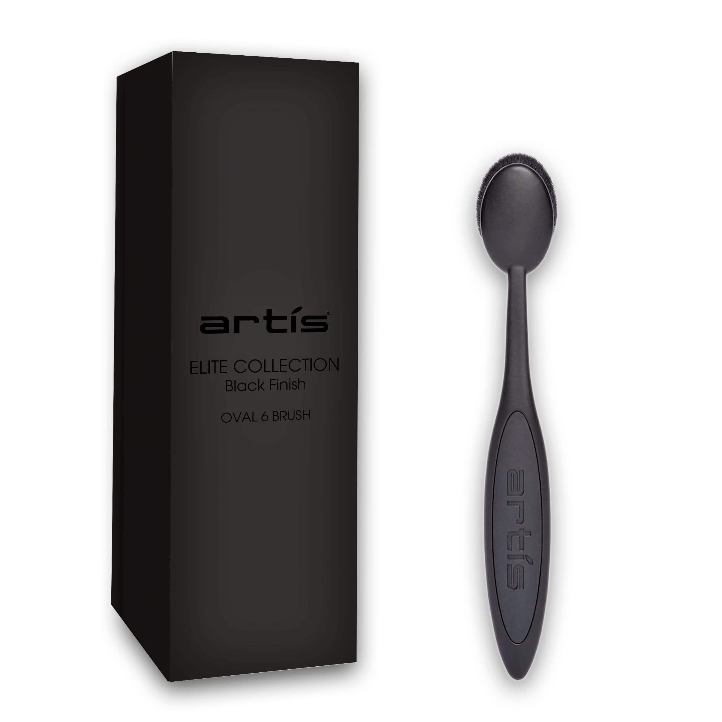 Artis Elite Oval 6 Brush | Oval Makeup Brush | Luxury Synthetic Foundation Brush | Ideal For Foundation, SPF, Skincare | Use With Liquids, Powders, and Creams | Creates Airbrush Finish
