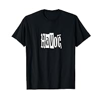 Havoc Graphic Tee Graffiti Streetwear Cool Retro Grunge T-Shirt
