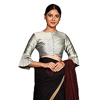 Women's Readymade Party Wear Bollywood Designer Stitched Indian Style Padded Blouse for Saree Crop Top Choli
