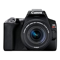 EOS Rebel SL3 Digital SLR Camera with EF-S 18-55mm Lens kit, Built-in Wi-Fi, Dual Pixel CMOS AF and 3.0 Inch Vari-Angle Touch Screen, Black