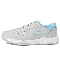 Skechers Womens Viper Court Smash Athletic Indoor Outdoor Pickleball Shoes | Relaxed Fit Sneakers