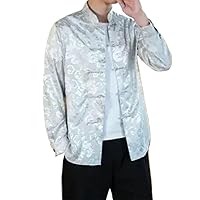 Silk Shirt Men Satin Smooth Men Solid Tuxedo Shirt Business Chemise Homme Casual Chinese Shirts