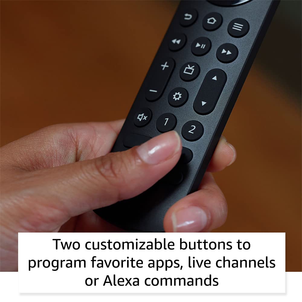 Alexa Voice Remote Pro with Red Remote Cover