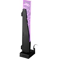 MSI MPG ARGB Graphics Card Stand - Prevents Graphics Card Bending, 8mm Tempered Glass, Magnetic Base, Tool-Free Installation