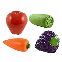 Hutzler Attack Snack containers, one size, Red/Green/Orange/Purple