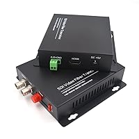 HD/SD SDI Video Optical Media Converters with 1080P HDMI Transmitter and Receiver 1310/1550nm FC - Video Audio Data Over Fiber Optic up 20Km