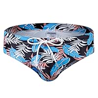JOCKMIAL Men's Swim Briefs Mens Bikini Swimwear Sexy Swimsuit with Drawstring Low Waist Bathing Suit Removable Pad
