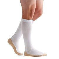 EvoNation Men & Women Knee-High 15-20 mmHg Graduated Compression Hydrotec Copper Socks – Moderate Pressure Compression Garment