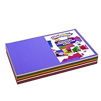 Construction Paper Pack, 10 Assorted Colors, 12 inches x 18 inches, 300 sheets, heavyweight construction paper, crafts, art, kids art, painting, coloring, drawing, creating, arts and crafts