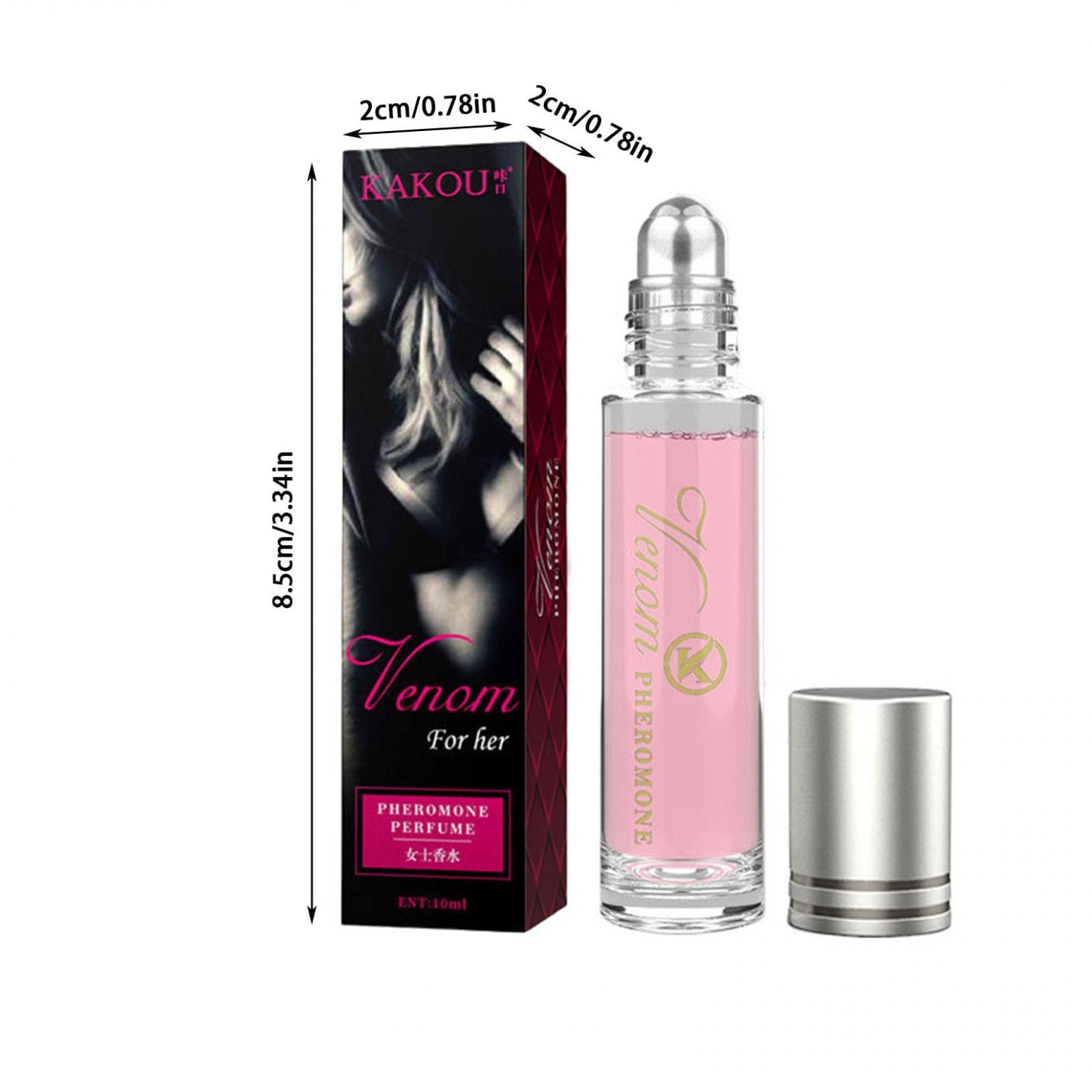 Flyss Long-Lasting Light Fragrance Pheromone Perfume for Women Roll On Perfume Party Perfume 10ml, 0.33 Oz, fits in the purse or pocket