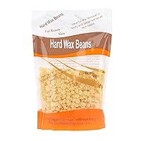 Hard Wax Beans for Face, Underarms, Brazilian, Bikini Hair Remover 10.6 Ounce (Honey)