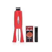 Cork Pops Legacy Wine Bottle Opener with 3 Refill Cartridges (Red)