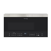 DE161OTRSSS Microwave Oven Built-in 1000-Watts with 10 Power Levels Pre Settings and Express, Sensor and Speed Cooking and Silent Mode with Glass Turntable, 1.6-Cu.Ft, Metallic