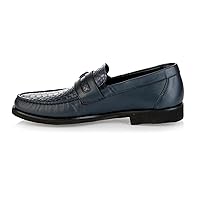 Good Man 8508 Italian Designer Men Blue Shoes