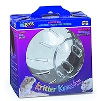 Lee's Kritter Krawler Mini Exercise Ball, 5-Inch, Plastic, Clear