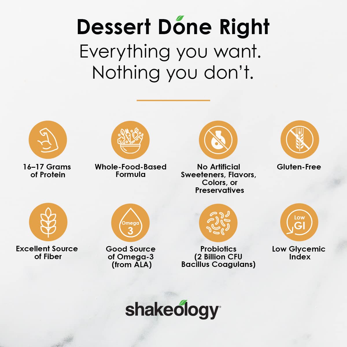 Shakeology Healthy Dessert powder, Superfood Meal Shake with Whey Protein, Probiotics, Adaptogens, and Vitamins (Chocolate, 30 day supply)