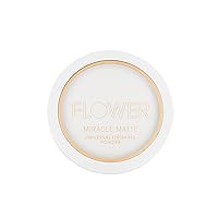 FLOWER BEAUTY Miracle Matte Finishing Powder - Smoothing & Ultrafine Silky Formula Makeup Finishing Powder, Flatters all Skin Tones with Matte Finish, Includes Mirror & Sponge (Universal)