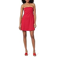 The Drop Women's Standard Vienna Strapless Babydoll Mini Dress