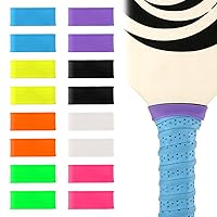 16pcs Pickleball Paddle/Racket Grip Bands, Personalized Accessories DIY Gifts for Pickleball Lovers Tennis Paddle Fixing Overgrip Tape (8 Colors)