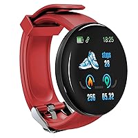Round D18 Smart Watch Sports Tracker Men Women Waterproof Blood Pressure Reminder Fitness Monitor