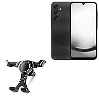 BoxWave Car Mount Compatible with Samsung Galaxy A25 - X-Switch Car Mount, Air Vent Mounted Car Mount Simple Minimal - Jet Black