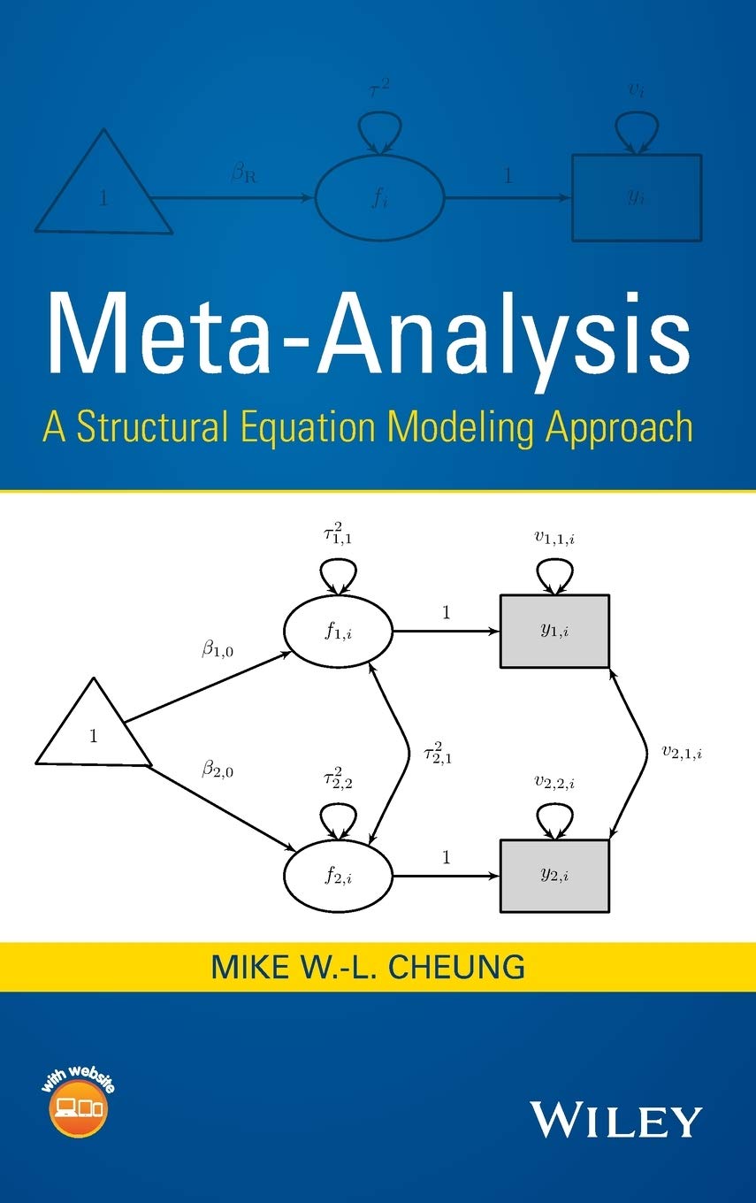 Meta-Analysis: A Structural Equation Modeling Approach