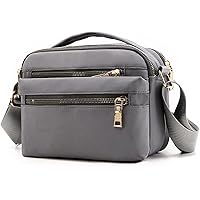 Women's Crossbody Bag, Multi Pocket Messenger Bag Shoulder Bag Travel Bag Handbags for Men&Women for Shopping Daily