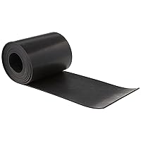 Rubber Roll, Neoprene Economy Grade, Rubber Width 6 in, Rubber Length 10 ft, Rubber Thickness 1/8 in, 50A, Plain Backing
