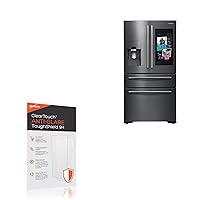 BoxWave Screen Protector Compatible with Samsung Family Hub Refrigerator Without Speaker - ClearTouch Anti-Glare ToughShield 9H (2-Pack), Anti-Glare 9H Tough Flexible Film Screen Protector