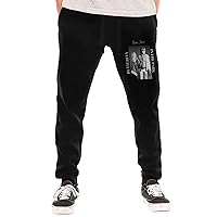 Brian Jones Long Pants Men's Casual Workout Sweatpants Drawstring Waist Jogger Sweatpant