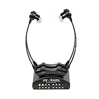 TV · EARS 5.0 Dual Digital Wireless Headset System for TV Watching - Includes 2 Headsets & RF Transmitter Compatible with Most TV Brands - Ideal for Seniors & with Hearing Difficulties
