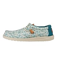 Hey Dude Men's Wally Fish Camo | Men's Shoes | Men Slip-on Loafers | Comfortable & Light-Weight