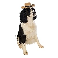 Rubie's Brown Cowboy Hat for Pets, Medium/Large